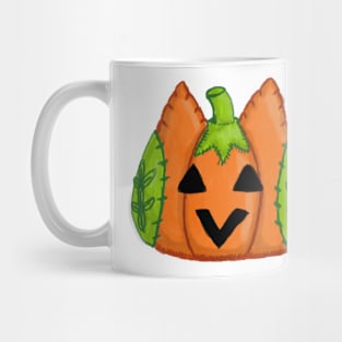 cute plush pumpkin owl jack-o'-lantern sketch Mug